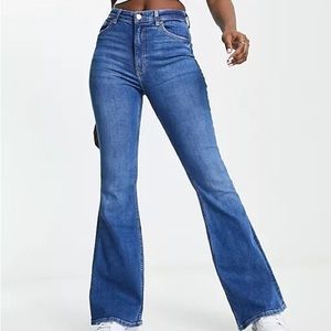 Bershka Flared Jeans!! Size 4!! Sister Brand of Zara!! Hardly never worn!!
